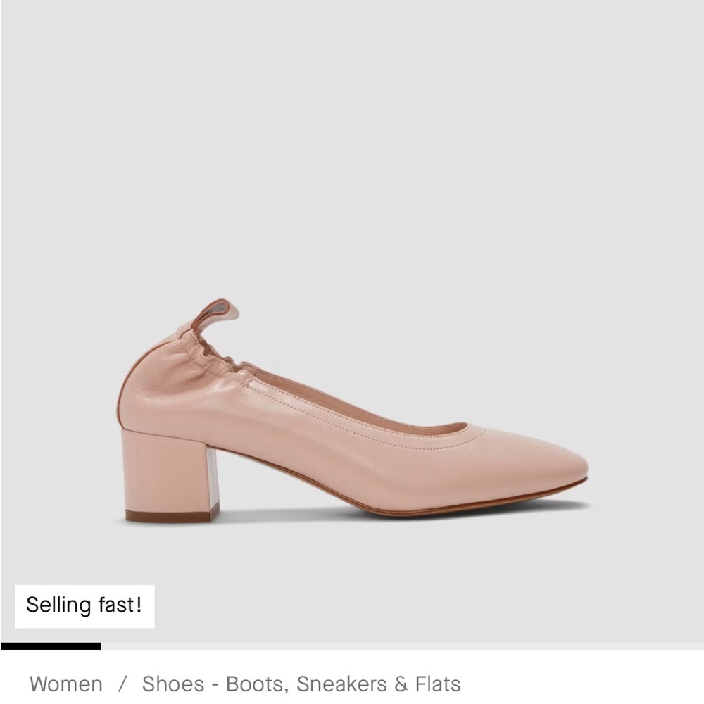 Everlane Day Heel in Pink Suede